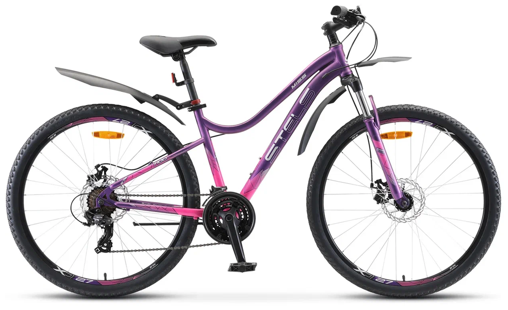 Велосипед STELS Miss-7100 MD 27.5",рама 16, пурпурный