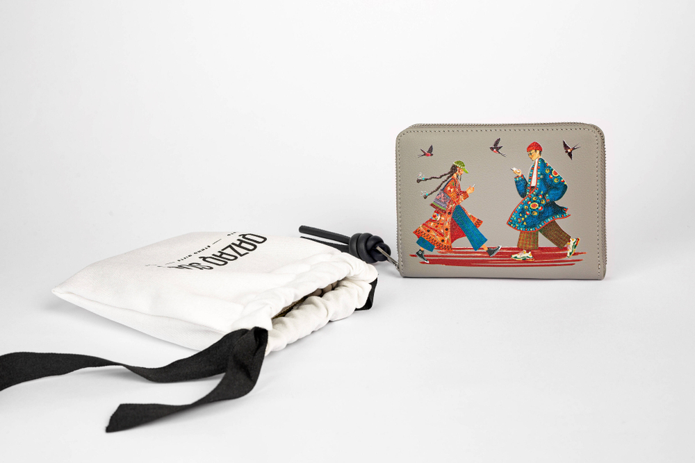 Портмоне Qazaq Soul Asyl натуральная кожа