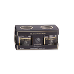 Набор из 2 аромасвечей в банке 6*6.5 см с деревянным фитилем и цветным воском в ассортиме