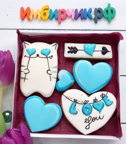 Имбирные пряники Любовь