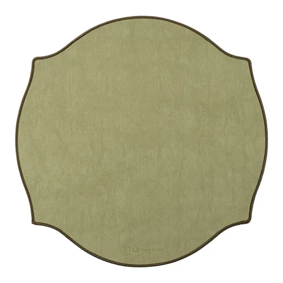 Салфетка сервировочная etica, D38 см, зеленая