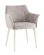 Стул обеденный Feston слоновая кость букле с экокожей