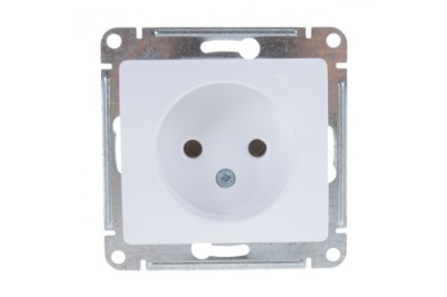 Розетка Schneider Glossa 16А б/з белая