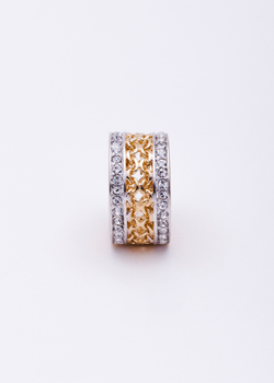"Макатава"  кольцо в золотом покрытии из коллекции "Relax" от Jenavi