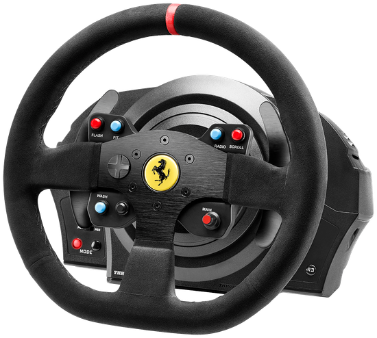 Руль Thrustmaster T300 Ferrari Integral Racing Wheel Alcantara Edition, черный
