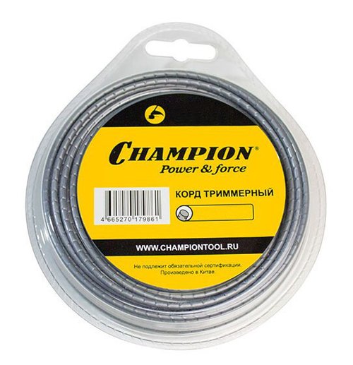 Леска CHAMPION Tri-twist 3,0*50 м (витой треугольник)   C7049