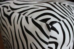 Пуфик куб Зебра