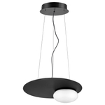 737337 Люстра EMISFERO 12W LED 655LM 180G ЧЕРНЫЙ 3000K