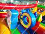 Детский надувной батут "Весёлые циркачи" 6*6*2,8 м
