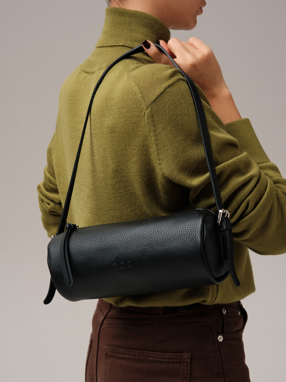 Кожаная сумка DBR 31343 черный