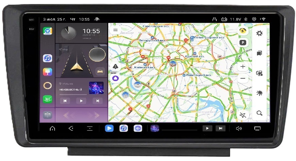 Магнитола для Skoda Octavia A5 2004-2013, Yeti 2009-2018 (Swing/Bolero) - Carmedia SF-9920 QLed+2K, Android 13, TS20, CarPlay, 4G SIM-слот