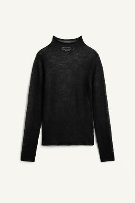 ZARA ВОДОЛАЗКА С ВОРОТНИКОМ-СТОЙКА, ТЕМНО-СИНИЙ