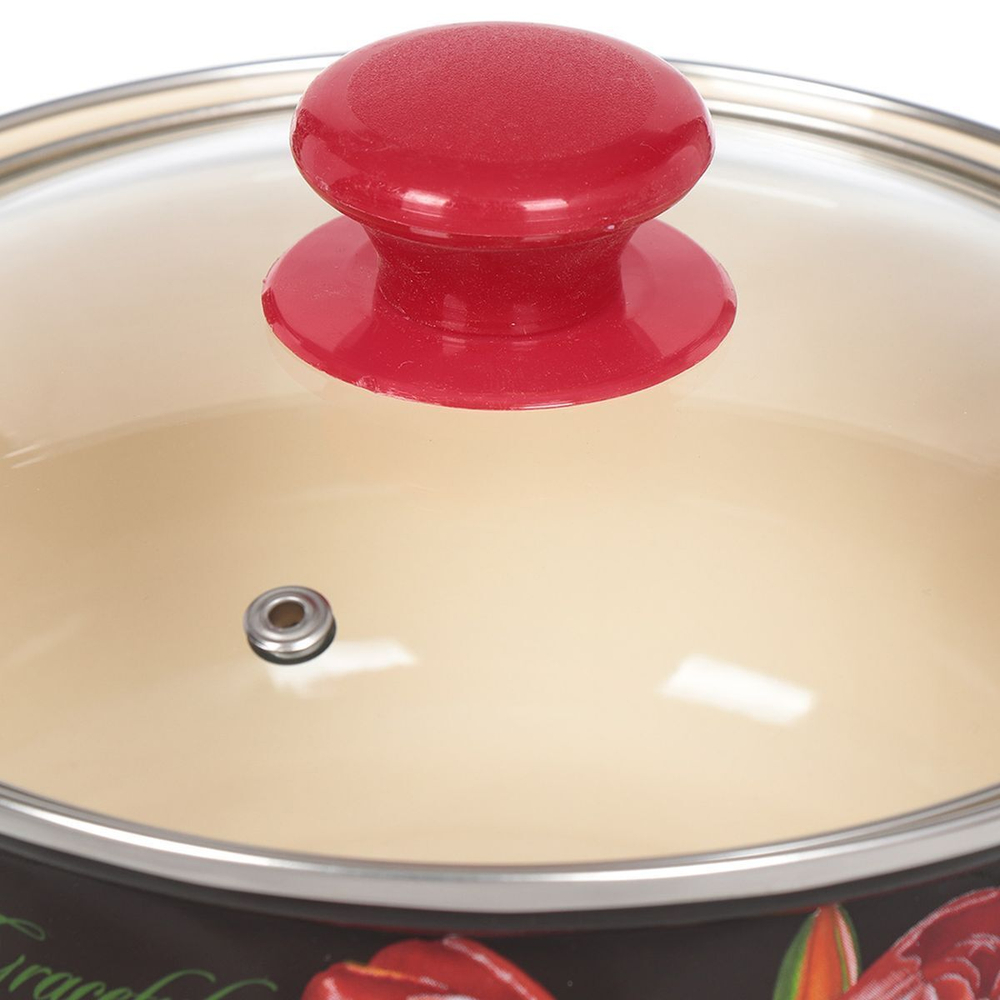 Набор эмалированной посуды 6 пр, кастрюли 1.5,2,3 л, Керчь, Грациозный-Экстра