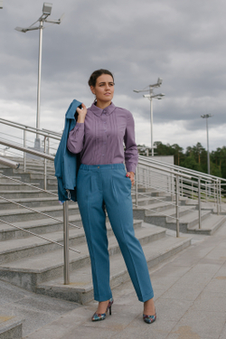 Брюки классические 2992ВЕ, ниагара #87Н022992ВЕ