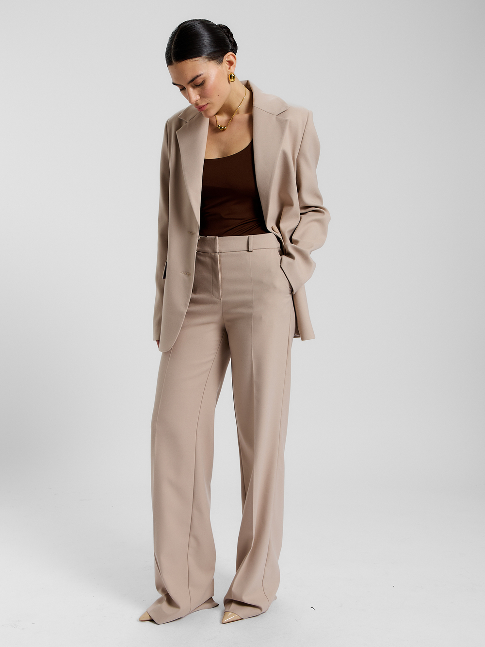 Песочные брюки Лорен