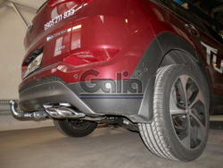 Фаркоп оцинкованный Galia H095A для Hyundai Tucson дорестайл 2015-2018, Kia Sportage 4 дорестайл 2015-2018(паспорт и сертификат в комплекте)(без электрики)