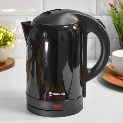 Чайник электрический 2л Sakura SA-2121BK, черный