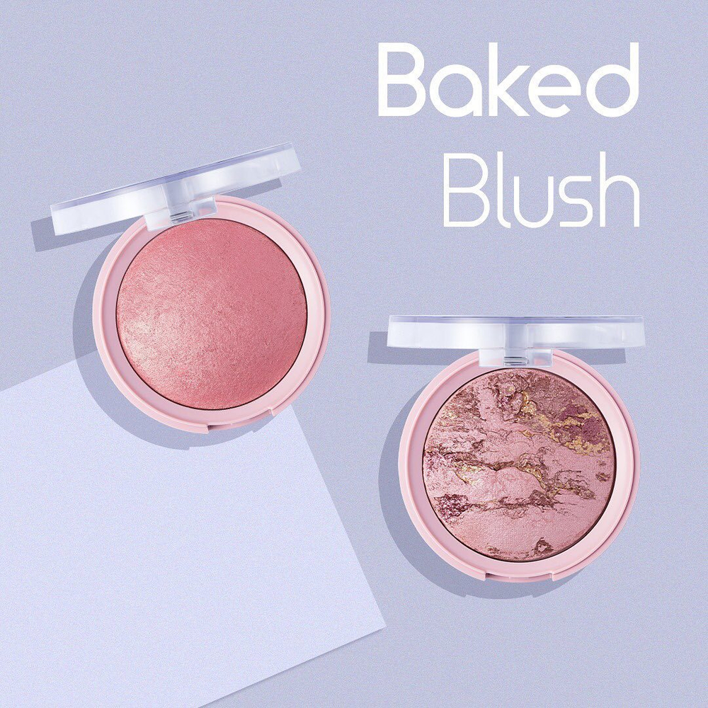 Pretty by Flormar. Запеченные румяна Baked Blush