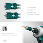 KRAFTOOL Depth Control, 60 мм, адаптер с регулировкой глубины вкручивания крепежа (26764)