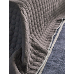 Покрывало стеганое solid dots серого цвета из коллекции essential, 230х250 см