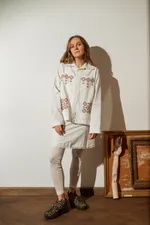 Рубашка Soeurs с Кокеткой белая