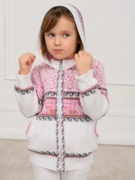 Кофта вязаная с капюшоном