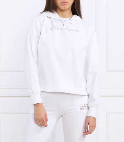 Худи EA7 - белый(3RTM19 TJCQZ)