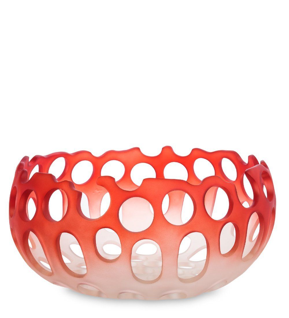 BMB- 62 Ваза «Перфора Красный Омбре» большой