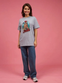 Футболка оверсайз женская мужская с принтом Малибу