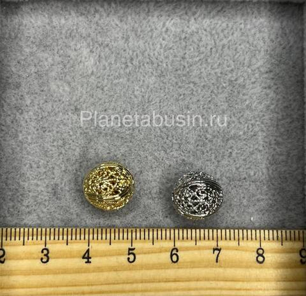 Бусины люкс (Корея) ажурная 0278