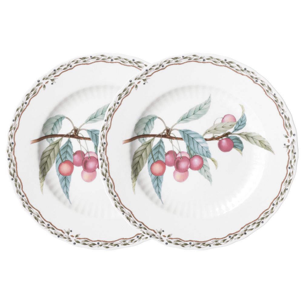 НАБОР ТАРЕЛОК ЗАКУСОЧНЫХ LEFARD "FRUIT GARDEN" 2 ШТ. 20,5 СМ (КОР=24НАБ.)