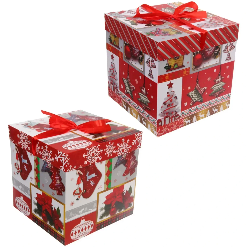 Коробка подарочная «Зимняя история» 22*22*22 см