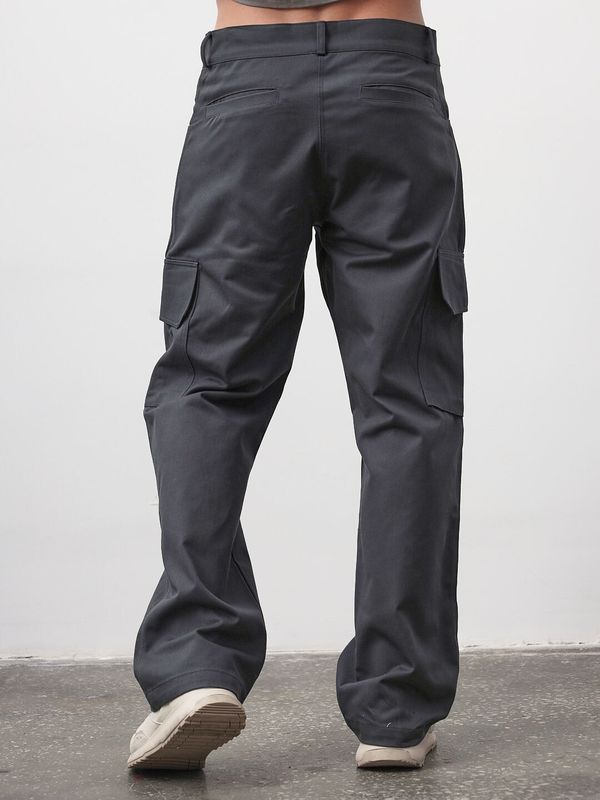 Брюки Cargo Мужские Серые - фото 5