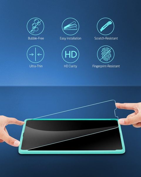 Закаленное защитное стекло ESR HD Ultra Clear High Definition для Apple iPad Pro 12.9" (2018,2020)