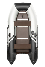 YACHTMAN-280 СК (Яхтман) белый-черный (лодка ПВХ под мотор с усилением)