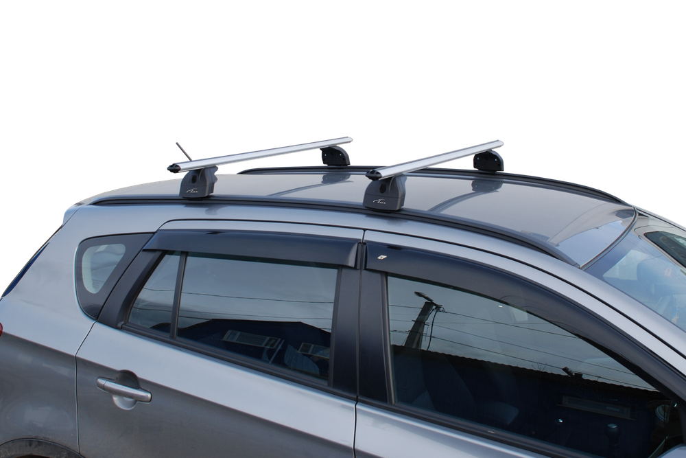 Багажник  LUX с дугами 1,2 м  аэро для Hyundai Santa Fe IV 2018-... г.в. с низким рейлингом