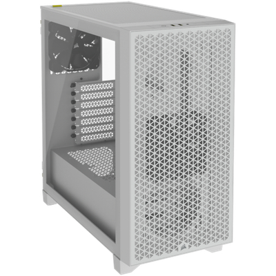 Corsair 3000D Tempered Glass Mid-Tower, White