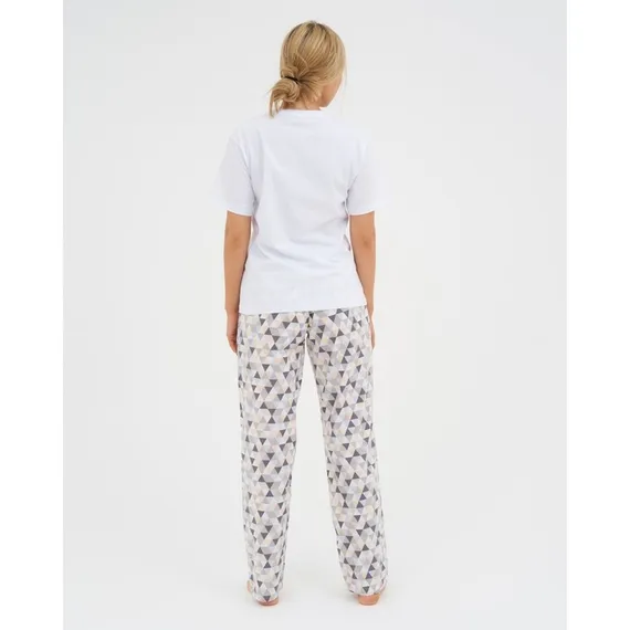 Брюки женские KAFTAN &quot;Треугольники&quot; р. 40-42, серый