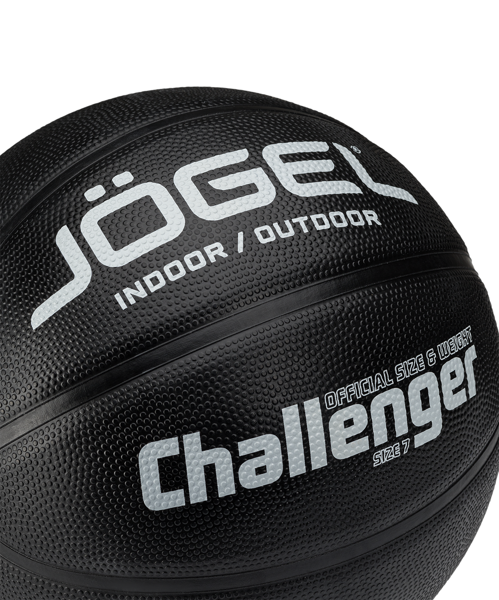 Мяч баскетбольный JÖGEL Challenger №7, черный