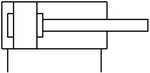 ADVC-4-2,5-P Короткоходовой цилиндр