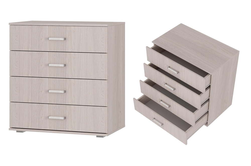 Комод Белла КМ-02 ясень белый