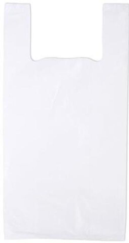 Пакеты-майки белые 30+16х55см 11мкм (100/2000шт)