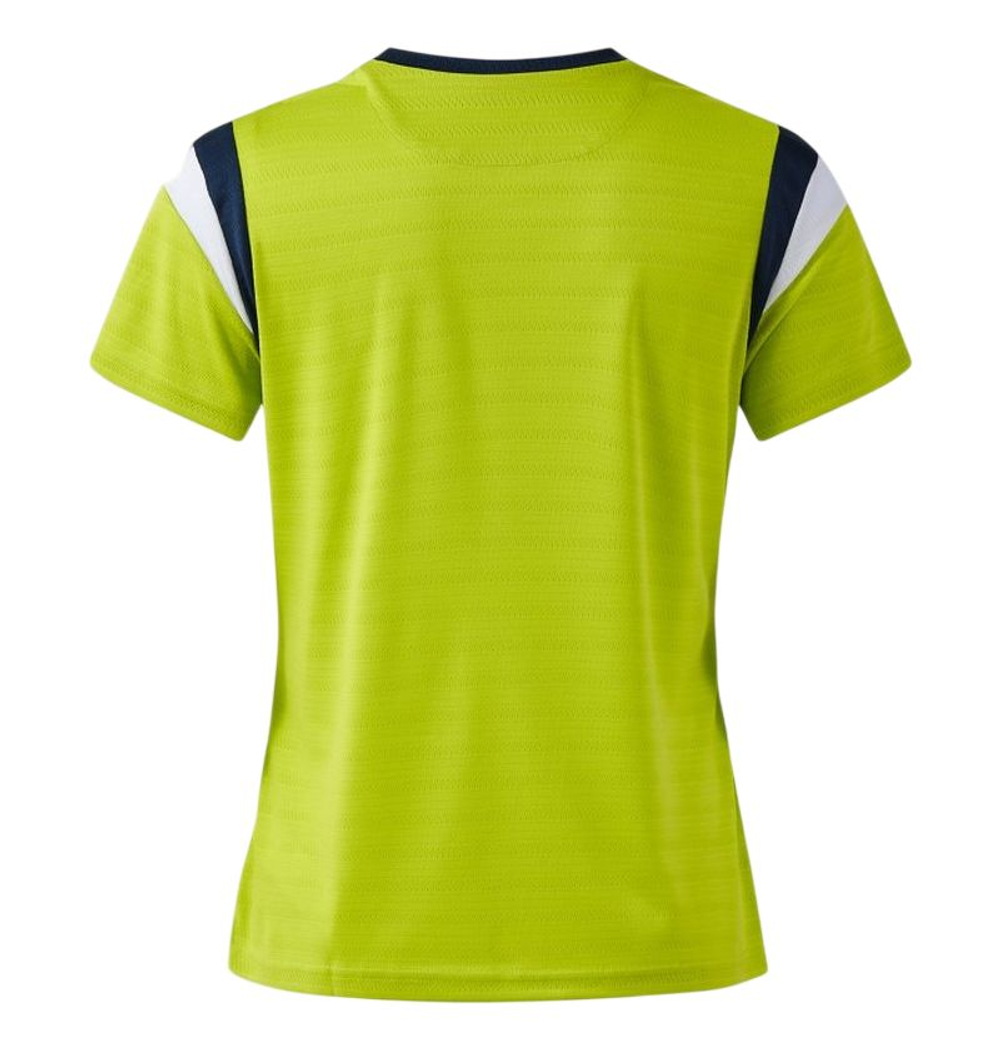 Женская теннисная футболка Joma Terra Short Sleeve - lime dark navy