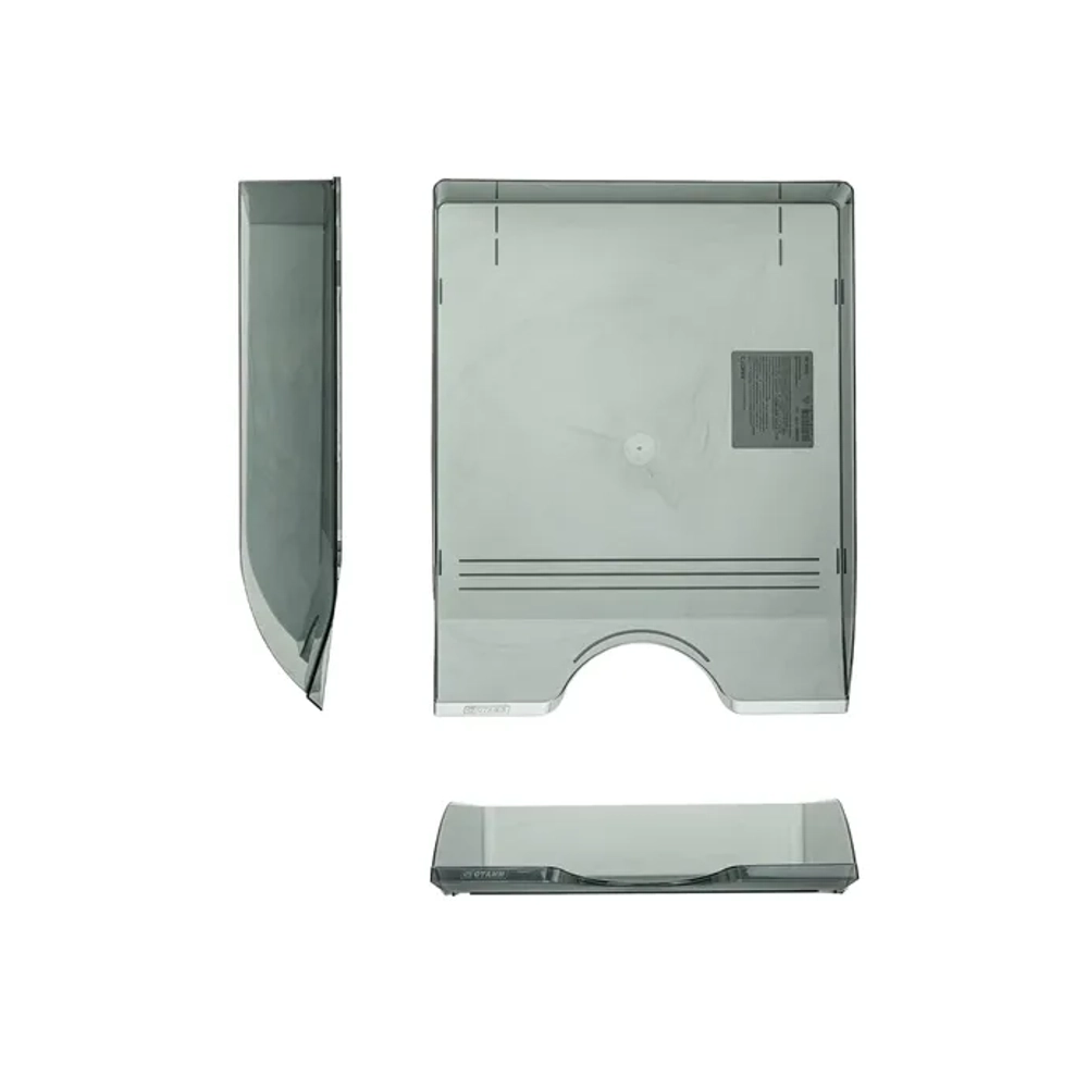 Лоток горизонтальный Стамм Дельта прозрачно-серый ЛТГ-30464