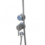 Душевая кабина DIONRIA (90х90) стекло вельвет, поддон низкий