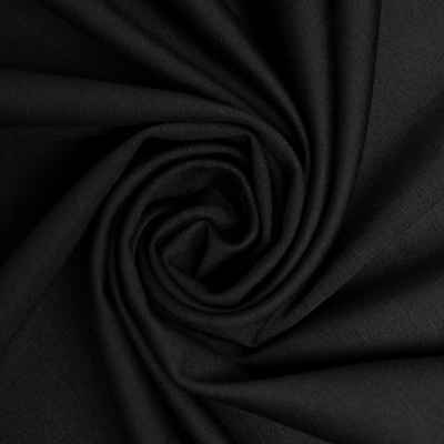 Джерси, 300 гр/м2, 150 см, 70% вискоза, 20% нейлон, 8% спандекс, чёрный