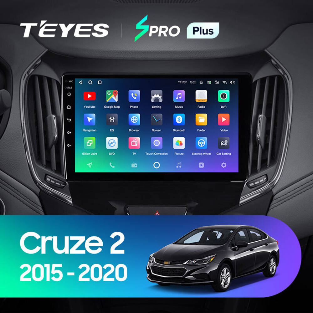 Teyes SPRO Plus 9" для Chevrolet Cruze 2015-2020