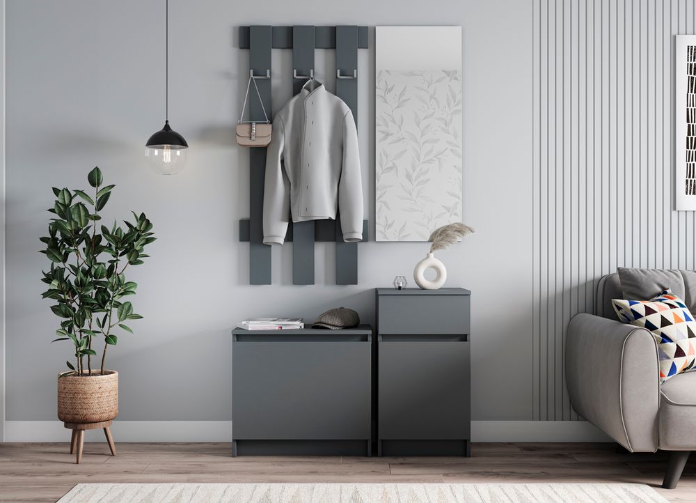 МС Мори Прихожая МПТ 400 (МП) Графит