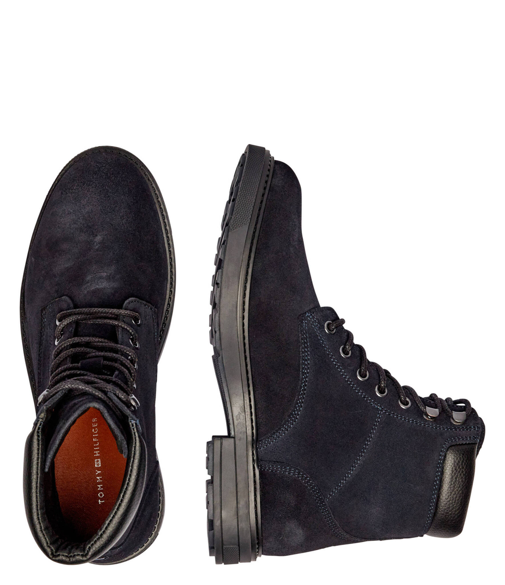 Кожаные трапперы SUEDE Tommy Hilfiger - темно-синий(FM0FM05193)