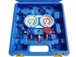Манометрическая станция FavorCool-R136G-C (R22/134/407/410, 2-х вентильная; шланги 90см до 55 Bar, 5/16"(R410A), упак. кейс)